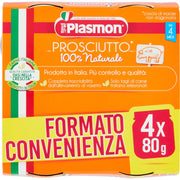 Plasmon Omogeneizzato Prosciutto Cotto 4x80g 4Mesi+  - 2