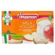 Plasmon Omogeneizzato Yogurt Mela 6M+ 2x120g  - 2