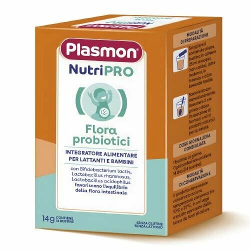 Plasmon Nutripro Flora Probiotici Integratore Alimentare 14 Bustine-1