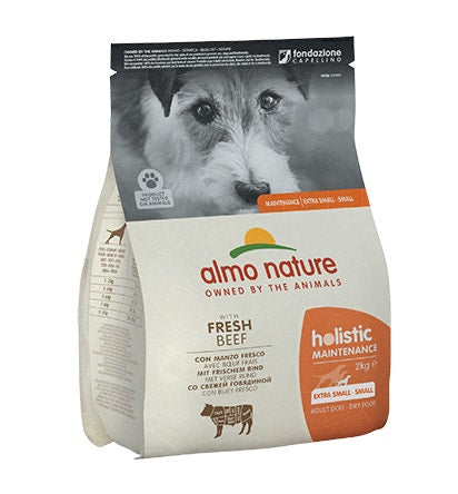 Almo Nature Holistic Maintenance Crocchette Manzo Cani Adulti Taglia Mini E Piccola Sacco 2kg-2