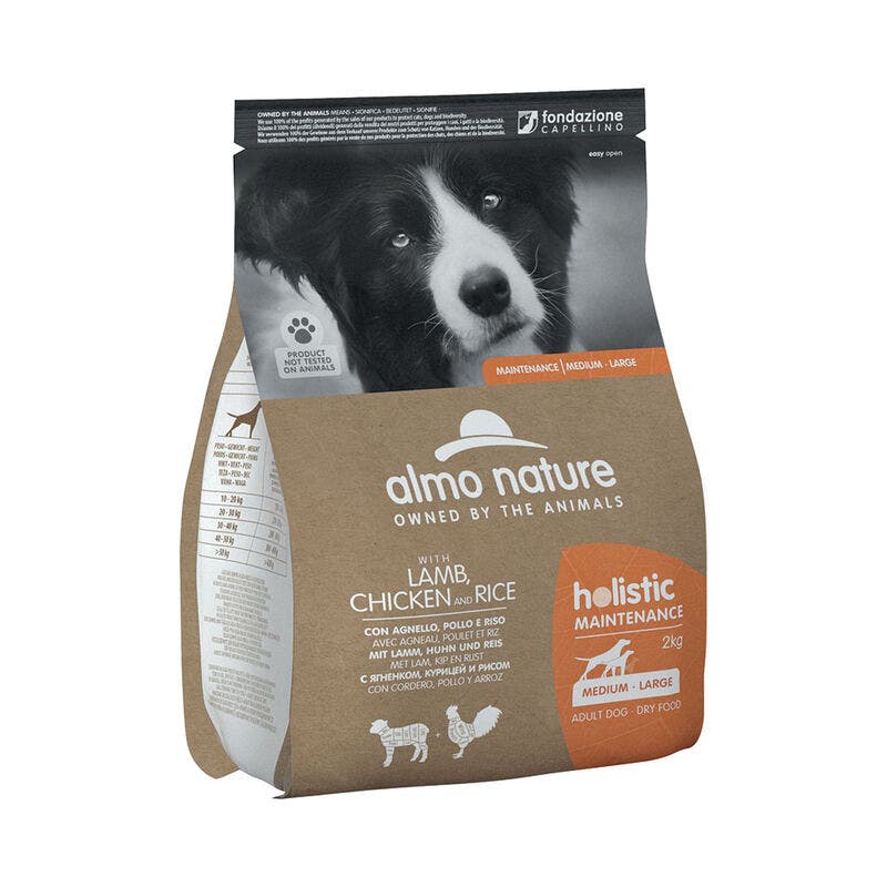 Almo Nature Holistic Maintenance Agnello E Pollo Cani Adulti Taglia Media E Grande Sacco 2kg-2