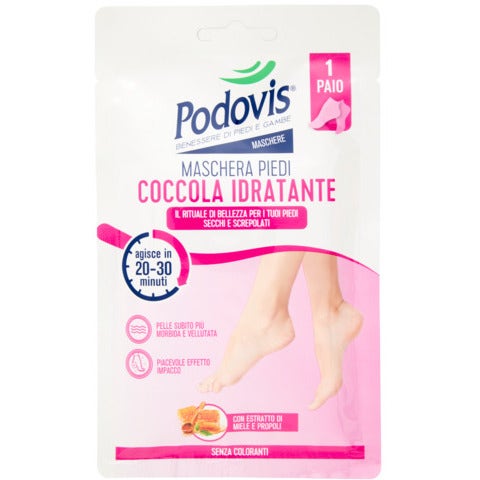 Podovis Maschera Piedi Coccola Idratante 1 Paio-1