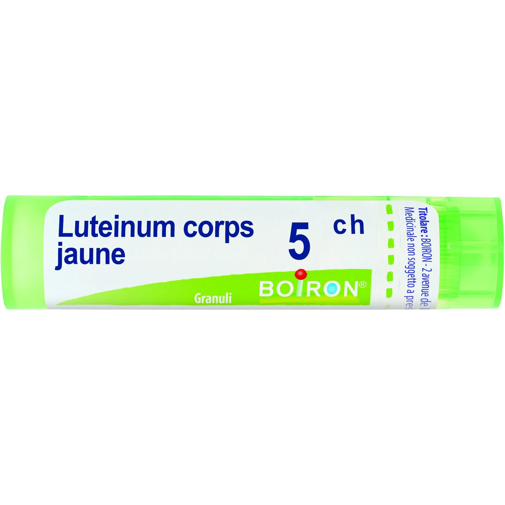 Boiron Luteinum Corps Jaune Granuli 05Ch Tubo 4g  - 1