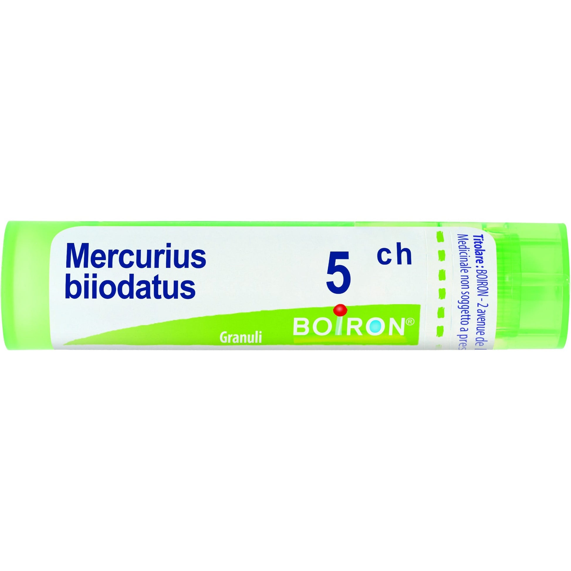 Boiron Mercurius Biiodatus Granuli 05Ch Tubo 4g  - 1
