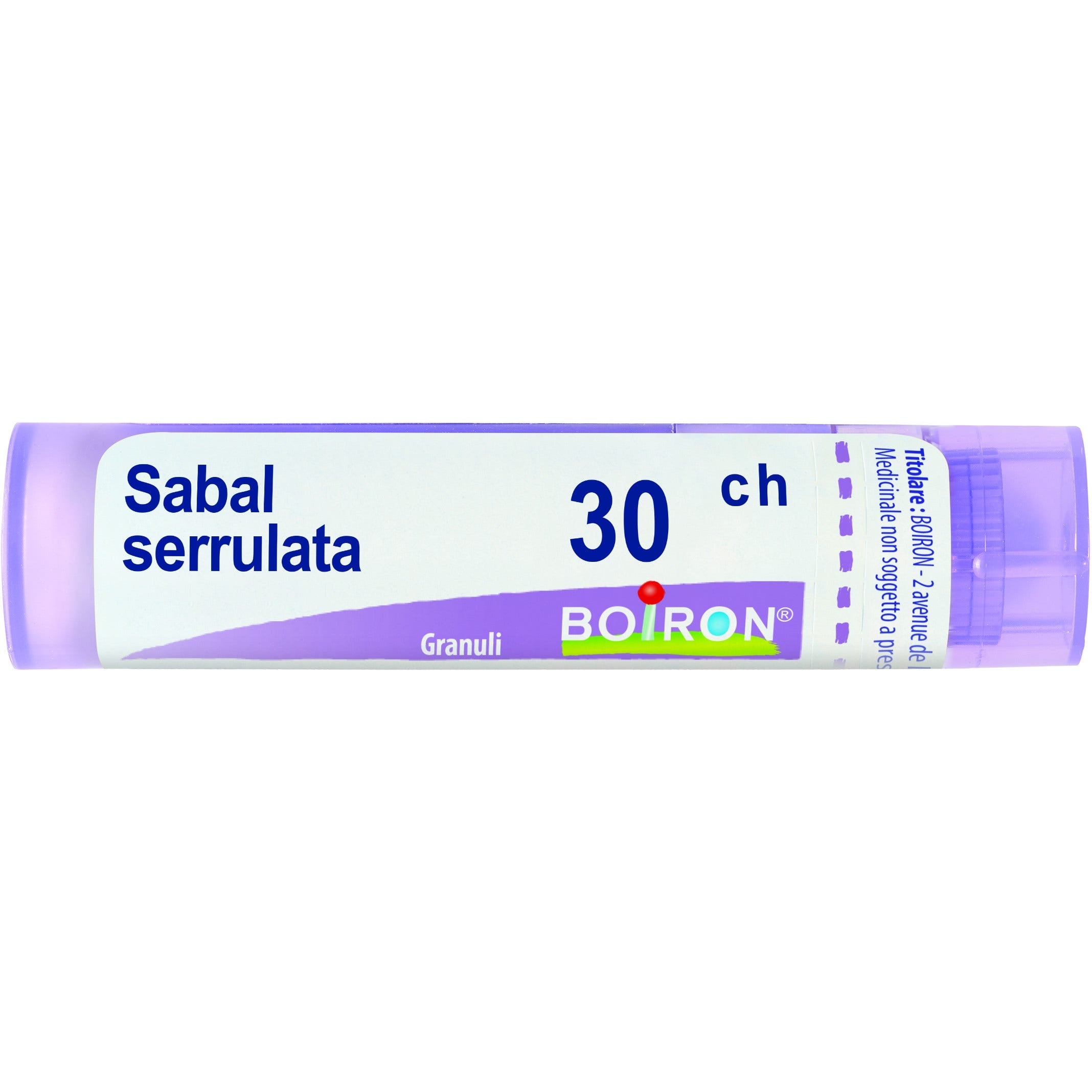 Boiron Sabal Serrulata Granuli 30Ch Tubo 4g  - 2