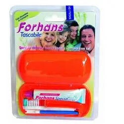Forhans Travel Kit Tascabile Spazzolino Da Viaggio + Pasta Dentifricia Tubetto 12,5ml-2