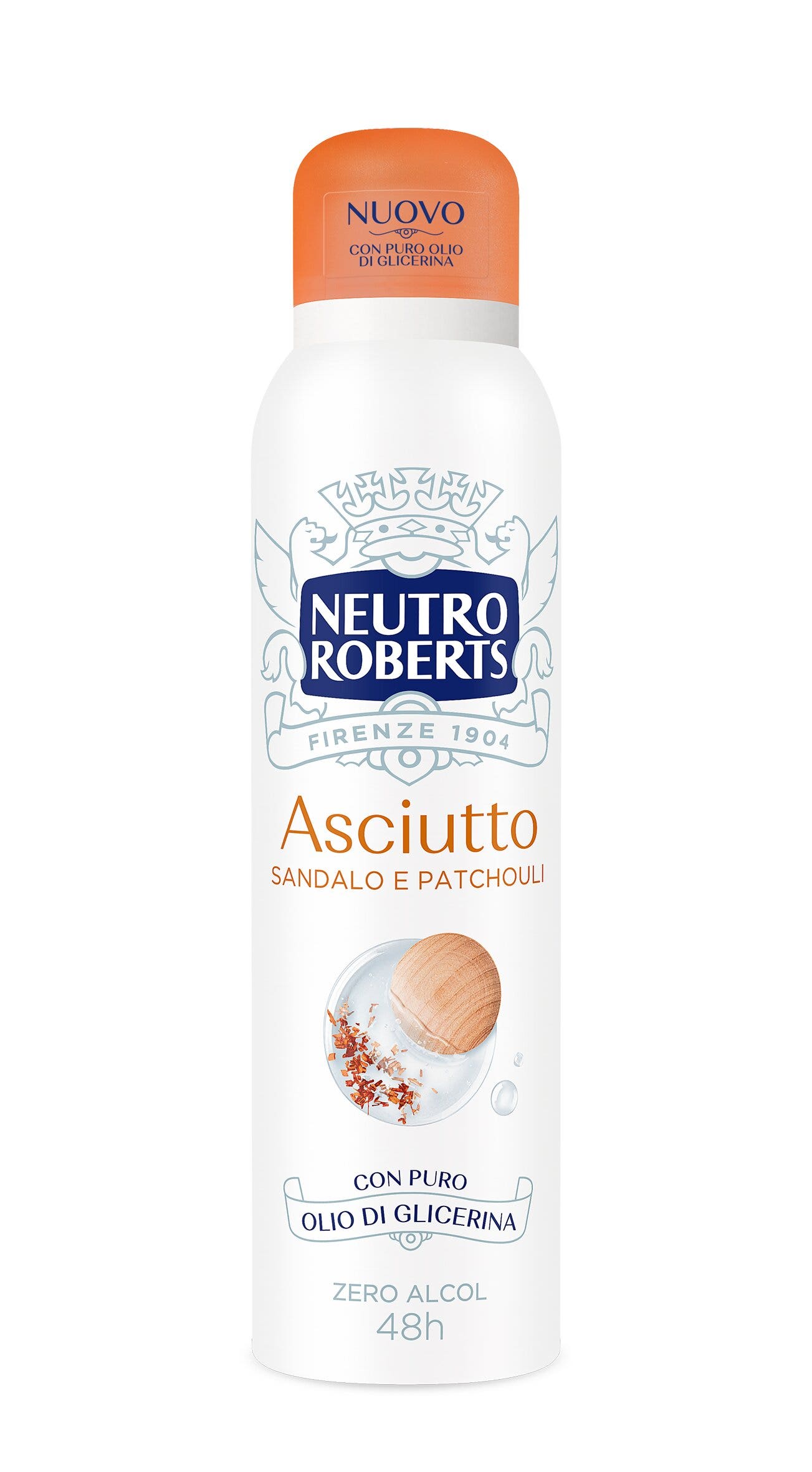 Neutro Roberts Deodorante Spray Asciutto Legno Sandalo E Patchouli 150ml-1