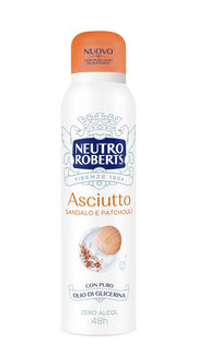 Neutro Roberts Deodorante Spray Asciutto Legno Sandalo E Patchouli 150ml-1