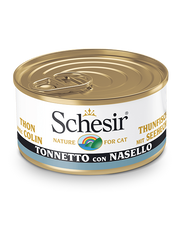 Schesir Tonnetto Con Nasello Lattina Cibo Umido Gatto Adulto 85g-2