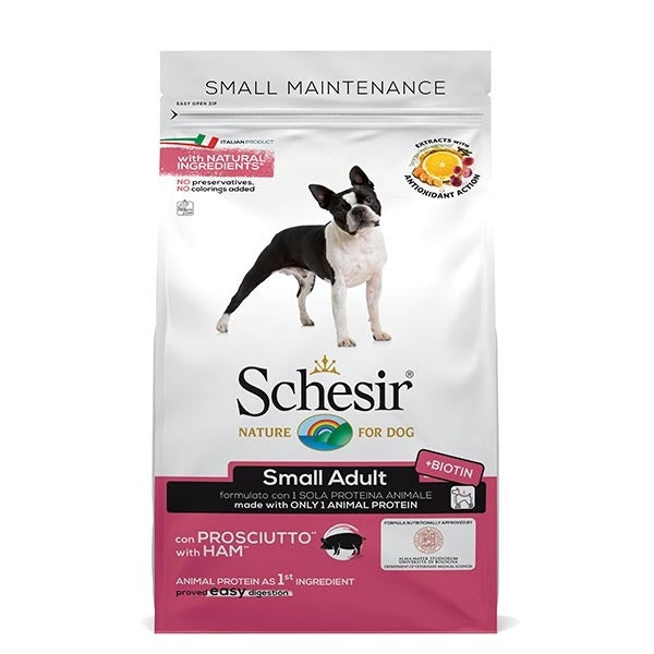 Schesir Prosciutto Cibo Secco Cani Adulti Taglia Piccola Sacco 2 Kg-1