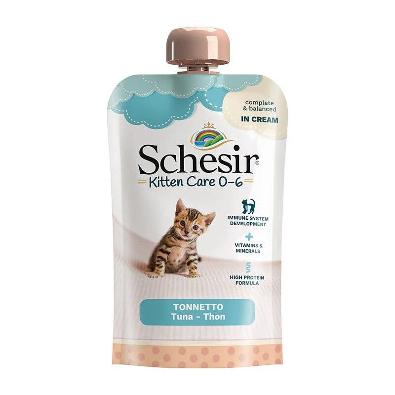 Schesir Cibo Umido Tonnetto Per Gattini 150g-1