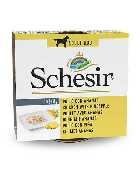 Schesir Pollo Con Ananas Cibo Umido Cani Adulti Lattina 150 g-2