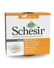 Schesir Pollo Con Aloe Cibo Umido Cani Adulti Lattina 150 g-1
