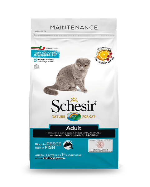Schesir Adult Crocchette Gatti Adulti Ricco In Pesce Sacco 400 g-3
