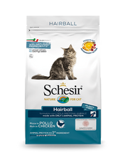 Schesir Hairball Crocchette Per Boli Di Pelo Gatti Adulti Ricco In Pollo Sacco 400 g-2