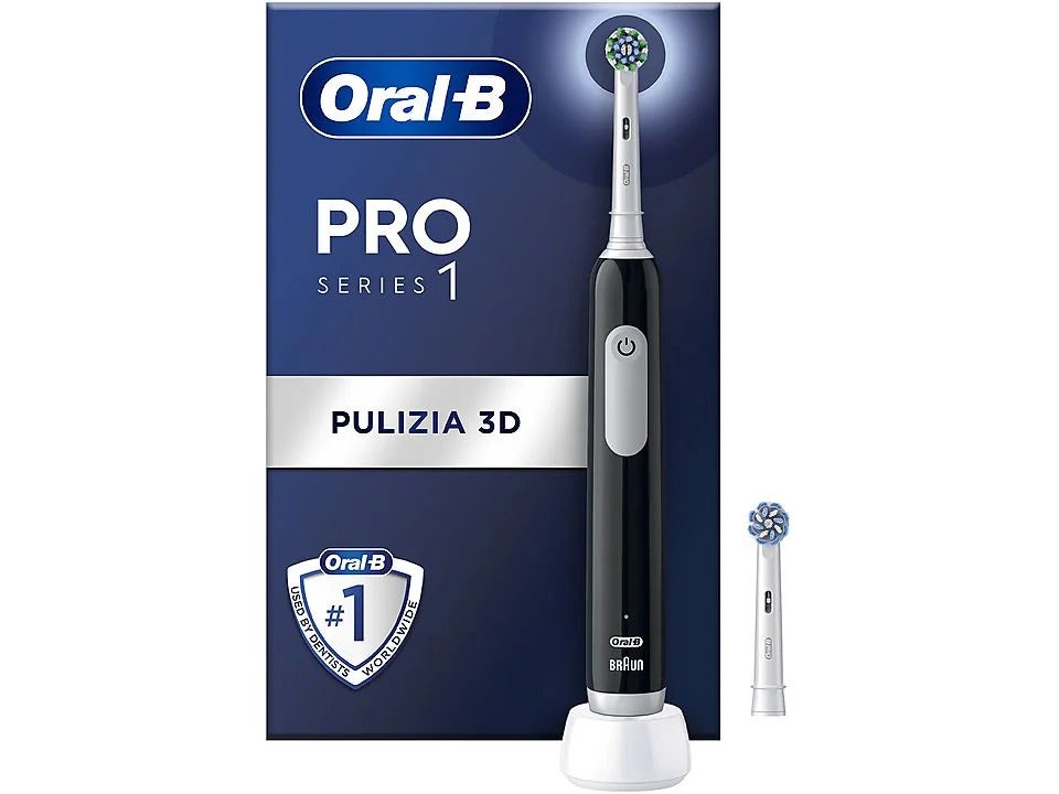 Oral-B Pro Series 1 Spazzolino Elettrico Nero + 1 Testina Di Ricambio-2