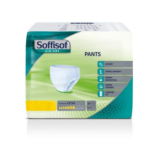 Soffisof Air Dry Pannolone Mutandina Assorbente Extra Taglia Large 14 Pezzi-3