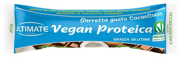 Ultimate Vegan Proteica Barretta Gusto Cacao/Cocco 40g  - 1