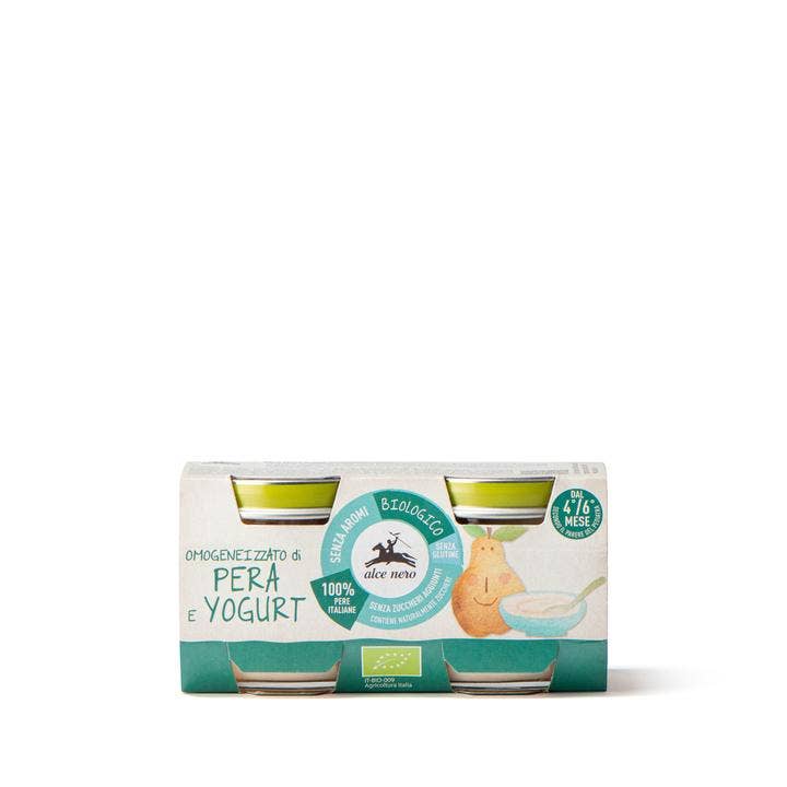 Omogeneizzato Pera E Yogurt Baby Food Bio 4-6M+ 2x80g  - 3