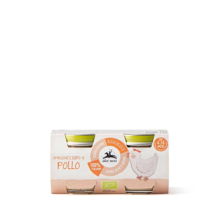 Omogeneizzato Pollo Baby Food Bio 4-6M+ 2x80g  - 3