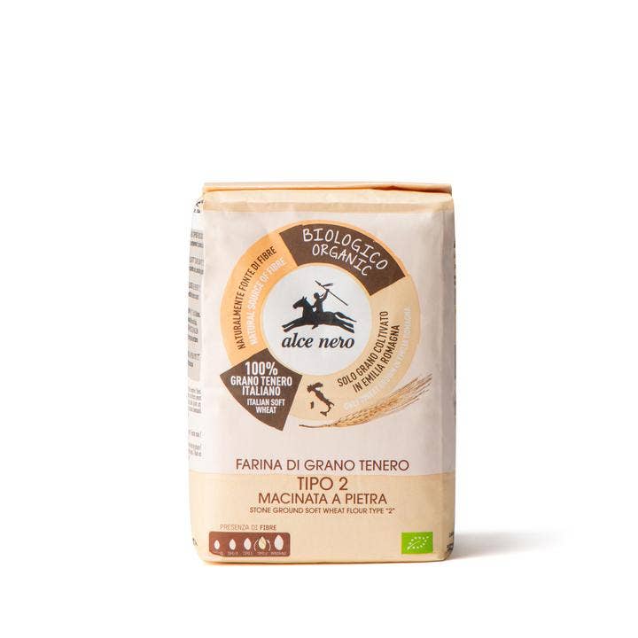Alce Nero Farina Grano Tenero Tipo 2 Bio 1000g-2