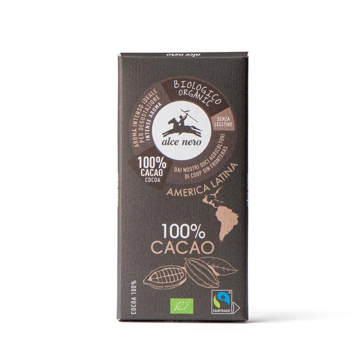 Alce Nero Tavoletta Cacao 100% Biologico 50g - 1