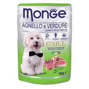 Monge Grill Agnello E Verdure Cibo Umido Per Cani Adulti 100g-1