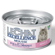 LeChat Excellence Mousse Ricca In Pollo E Maiale Gatti Adulti 85g-1