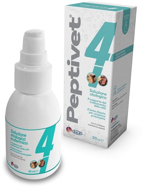 Peptivet 4 Soluzione Otologica Per Cani E Gatti 50ml-1