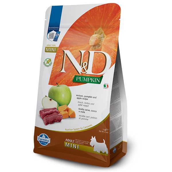 Farmina N&D Pumpkin Cibo Secco Cervo Zucca E Mela Per Cani Adulti Sacco 2kg-2