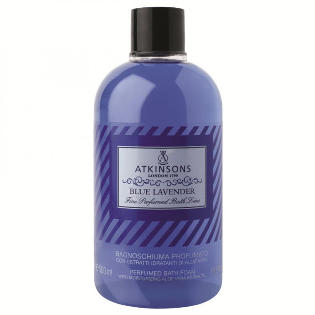 Atkinsons Fine Perfumed Bagnoschiuma Blue Lavander 500ml-1