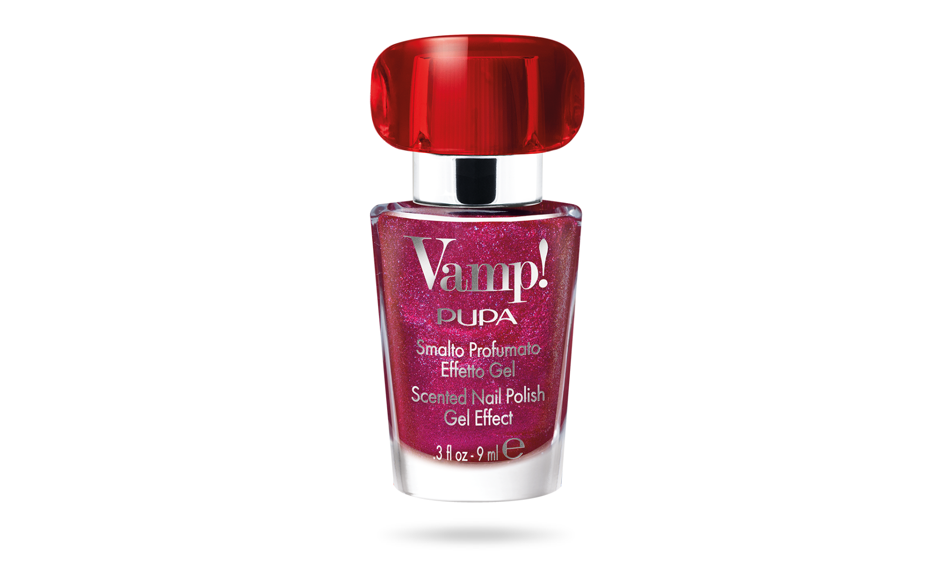 Pupa Vamp! Nail Polish N°219 Party Fuchsia 9ml-3