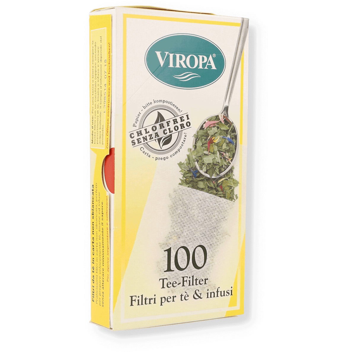 Viropa Filtri Di Carta Per Tè E Infusi 100 Bustine-4