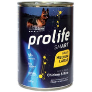 Prolife Smart Pollo Fresco Con Riso Cibo Umido Per Cani Adulti Taglia Medio/Grande Lattina 800g-2