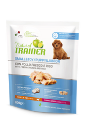Natural Trainer Crocchette Pollo Fresco Per Cuccioli Taglia Piccola Sacco 800g-3