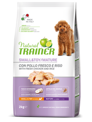 Natural Trainer Crocchette Pollo Fresco Per Cani Adulti Taglia Piccola Sacco 2kg-3