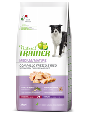 Natural Trainer Crocchette Pollo Fresco Per Cani Adulti Taglia Media 12kg-3