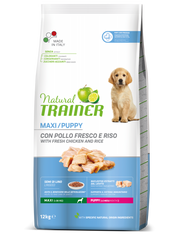 Natural Trainer Crocchette Pollo Fresco Per Cuccioli Taglia Grande Sacco 12kg-3