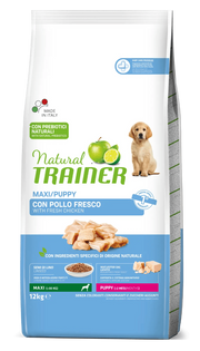 Natural Trainer Crocchette Pollo Per Cuccioli Taglia Grande Sacco 12 Kg-2
