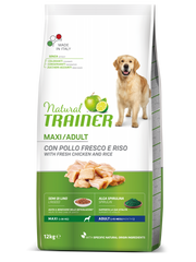 Natural Trainer Crocchette Pollo/Riso/Alga Spirulina Per Cani Adulti Taglia Grande Sacco 12kg-3