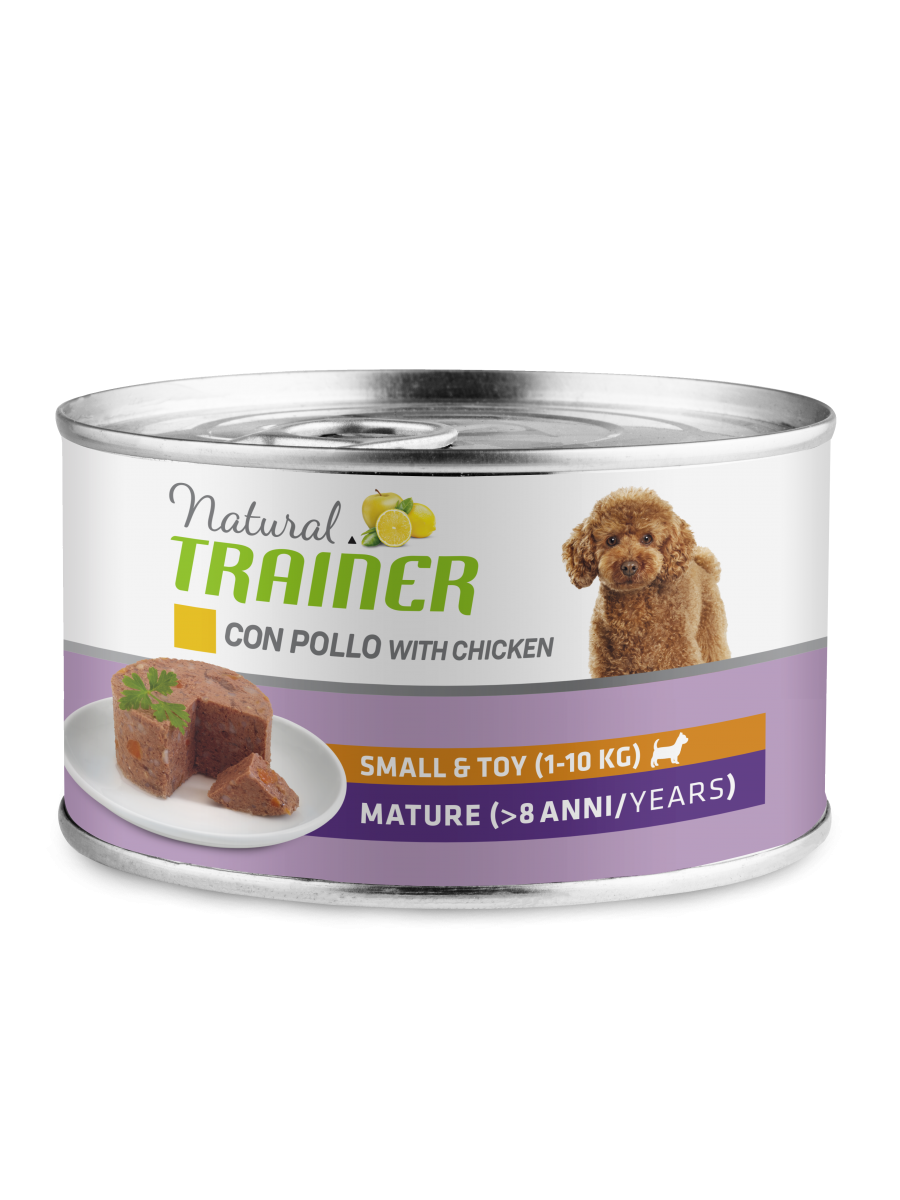 Natural Trainer Cibo Umido Pollo Per Cani Adulti Taglia Piccola Lattina 150g-2