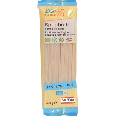 Zero% Glutine Pasta Riso Spaghetti Senza Glutine Bio 500g-2