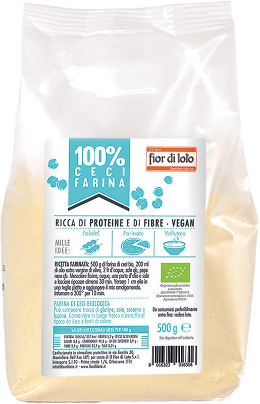 Fior di Loto 100% Farina Di Ceci Bio 500g-2