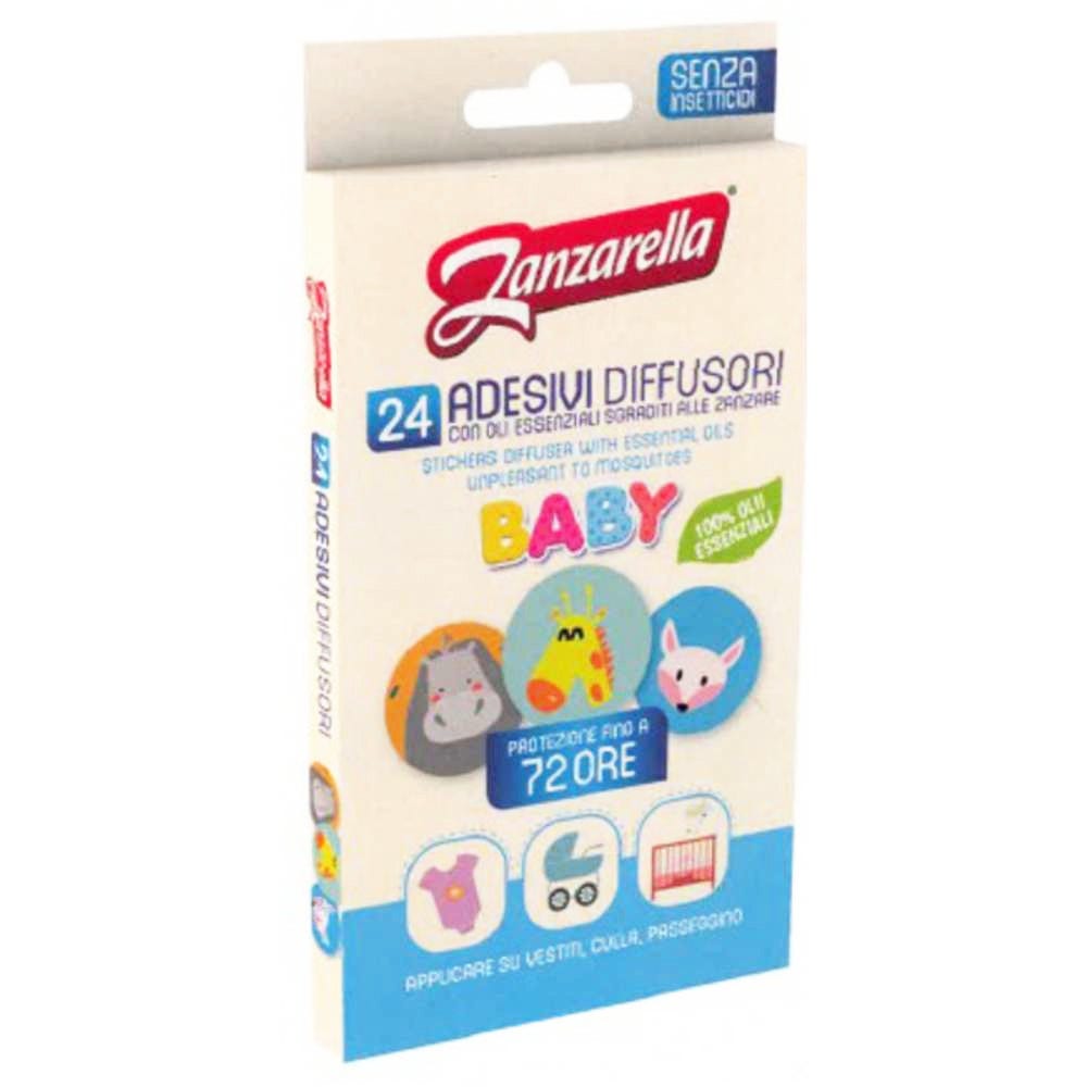 Zanzarella Baby 24 Adesivi Antizanzare-1