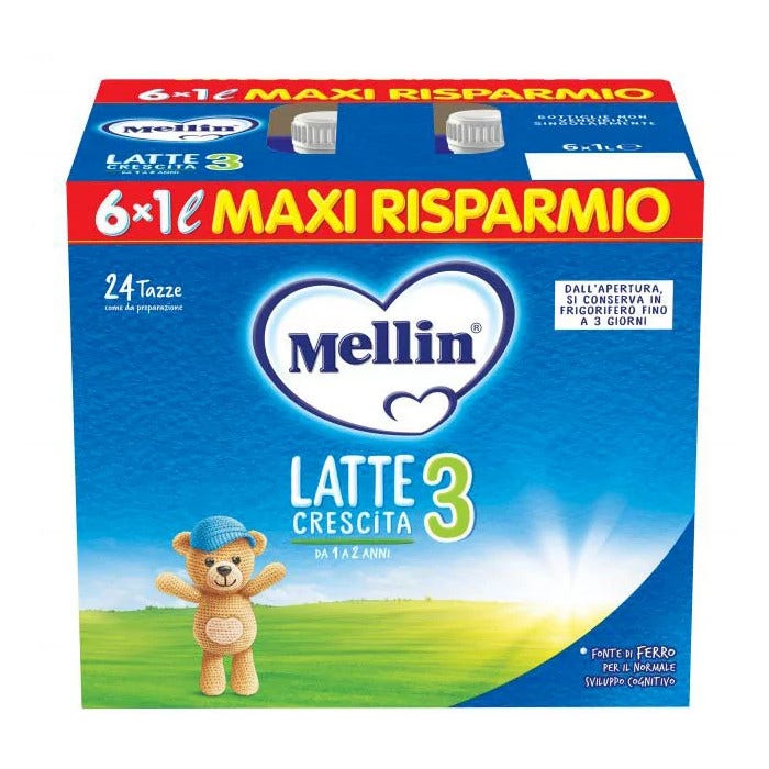 Mellin 3 Latte 6x1000ml  - 1