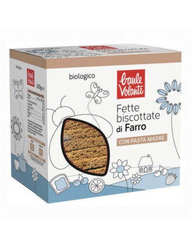 Baule Volante Fette Biscottate Di Farro Bio 300g-2