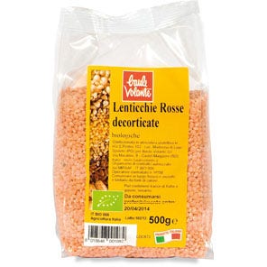 Baule Volante Lenticchie Rosse Decorticate Bio 500g-1
