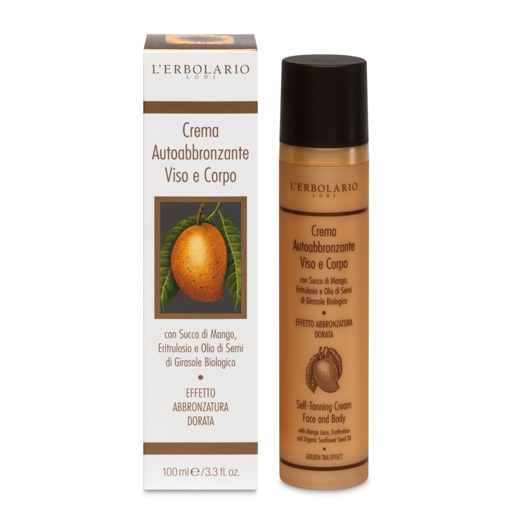 L'Erbolario Crema Autoabbronzante Viso/Corpo Succo Di Mango 100ml-2