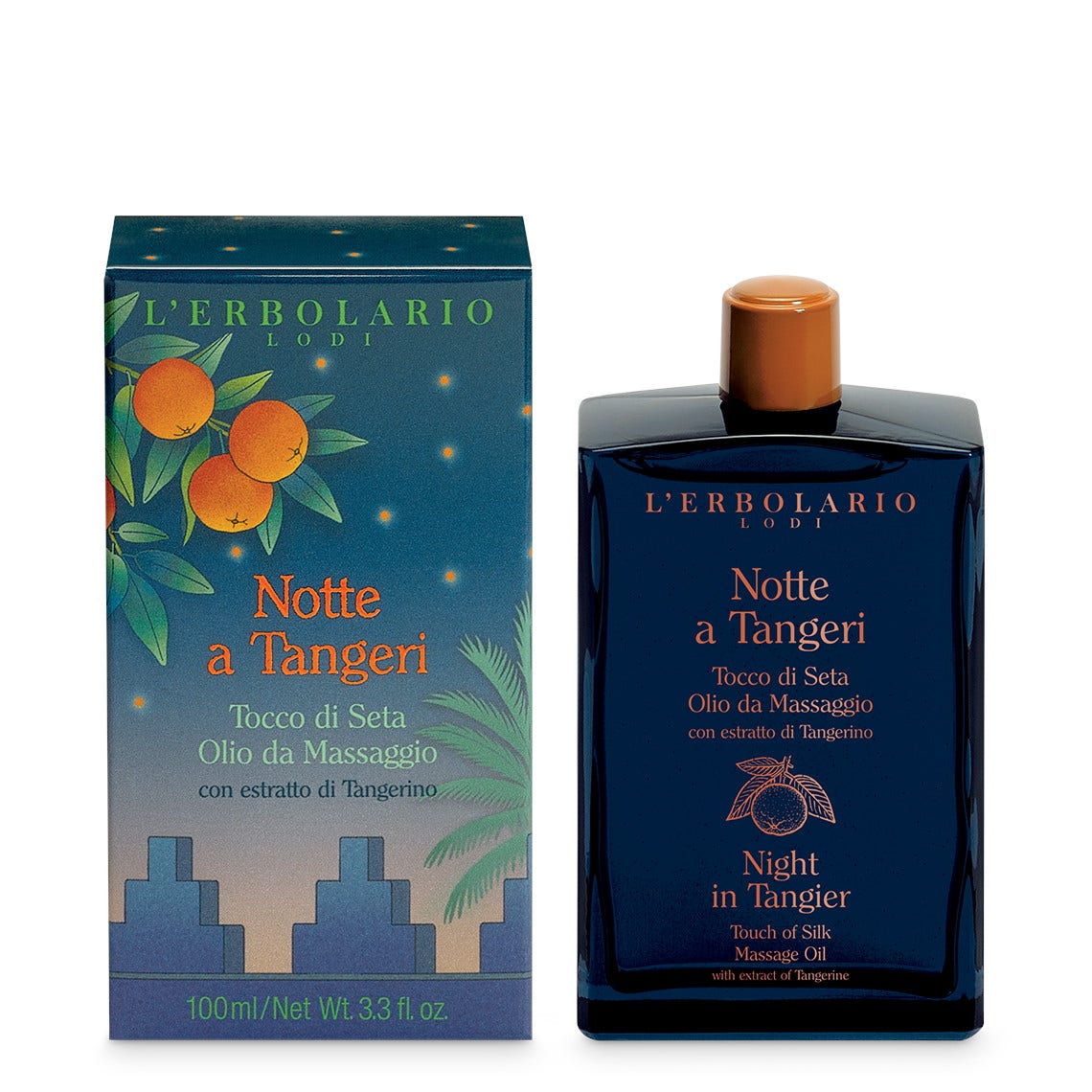 L'Erbolario Tocco Di Seta Olio Da Massaggio Notte A Tangeri 100ml-2