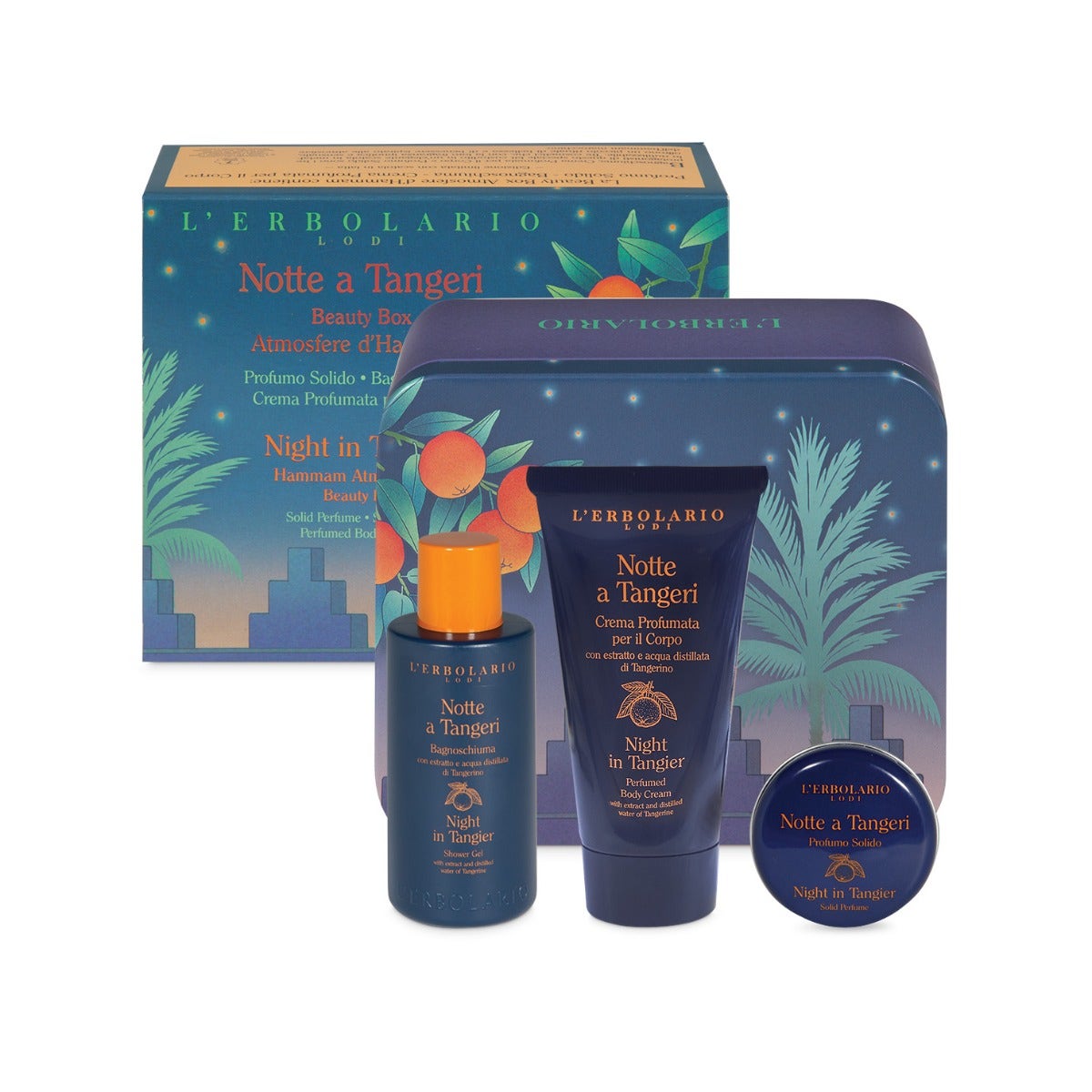 L'Erbolario Beauty Box Notte A Tangeri Profumo 15ml + Bagnoschiuma 50ml + Crema Profumata 50ml-4